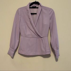 J Crew Lavender Blouse - 00